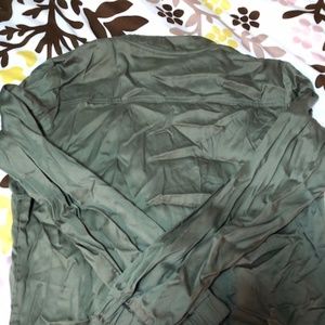 Large size Olive Green Light Spring Jacket Merona